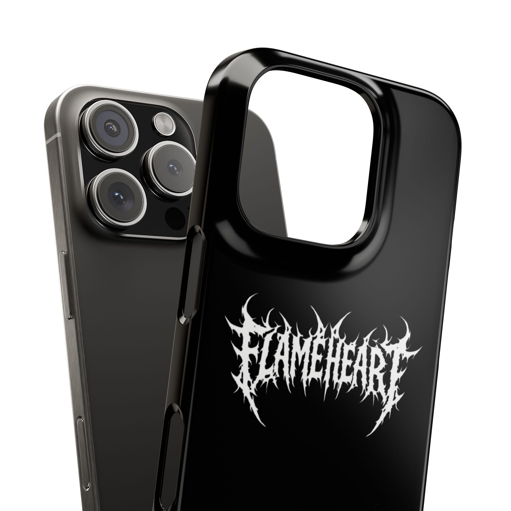 FLAMEHEART – RAW LOGO PHONE CASE