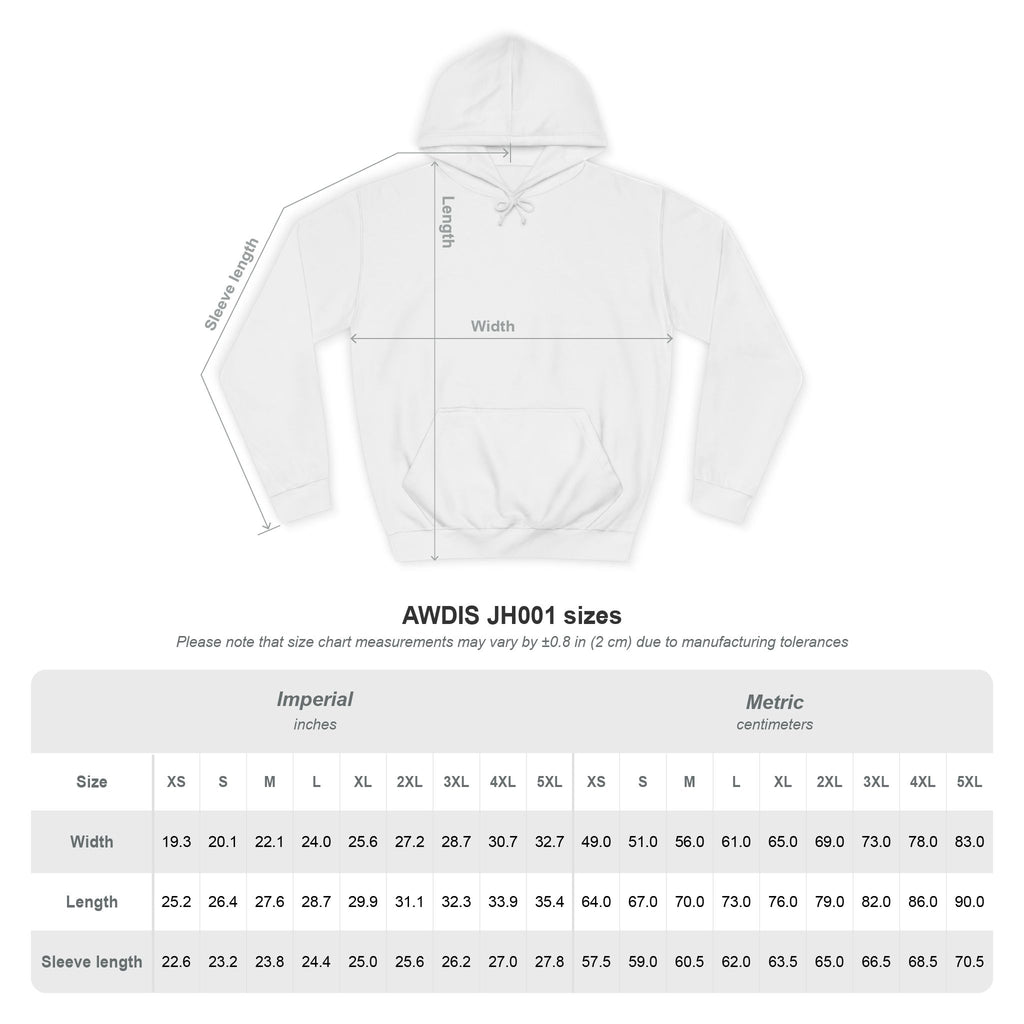 FLAMEHEART – RAW LOGO HOODIE