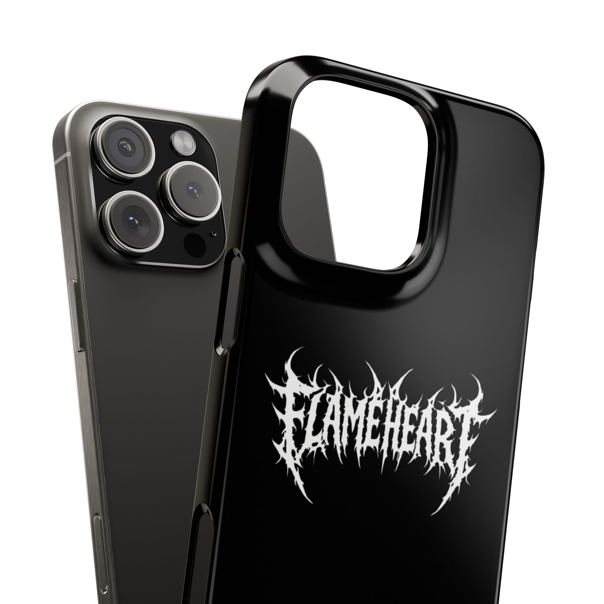 FLAMEHEART – RAW LOGO PHONE CASE
