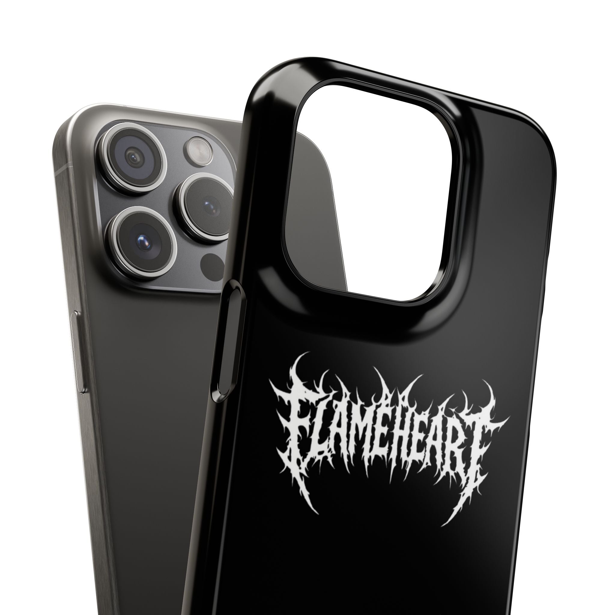 FLAMEHEART – RAW LOGO PHONE CASE