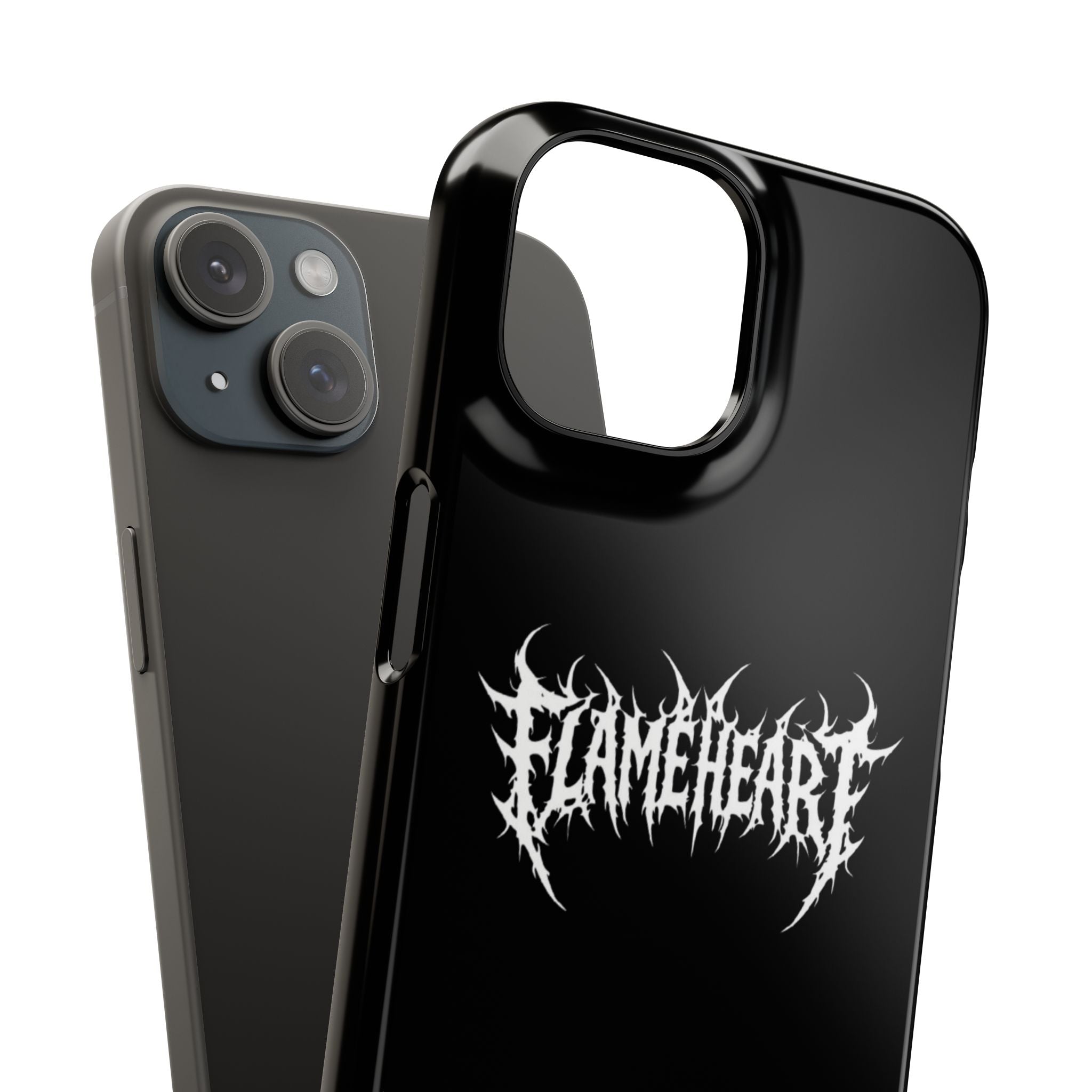 FLAMEHEART – RAW LOGO PHONE CASE