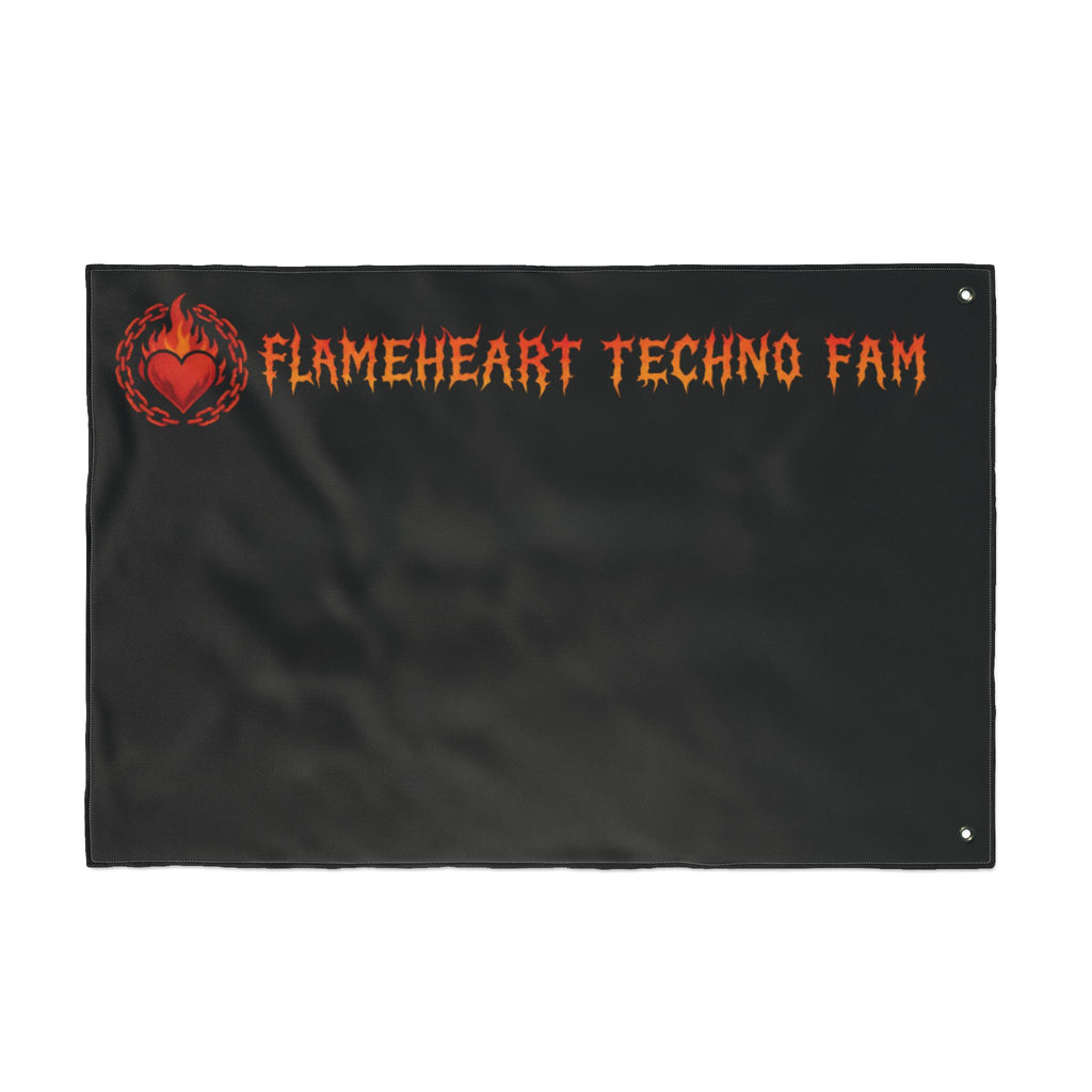 FLAMEHEART TECHNO FAM - FLAG